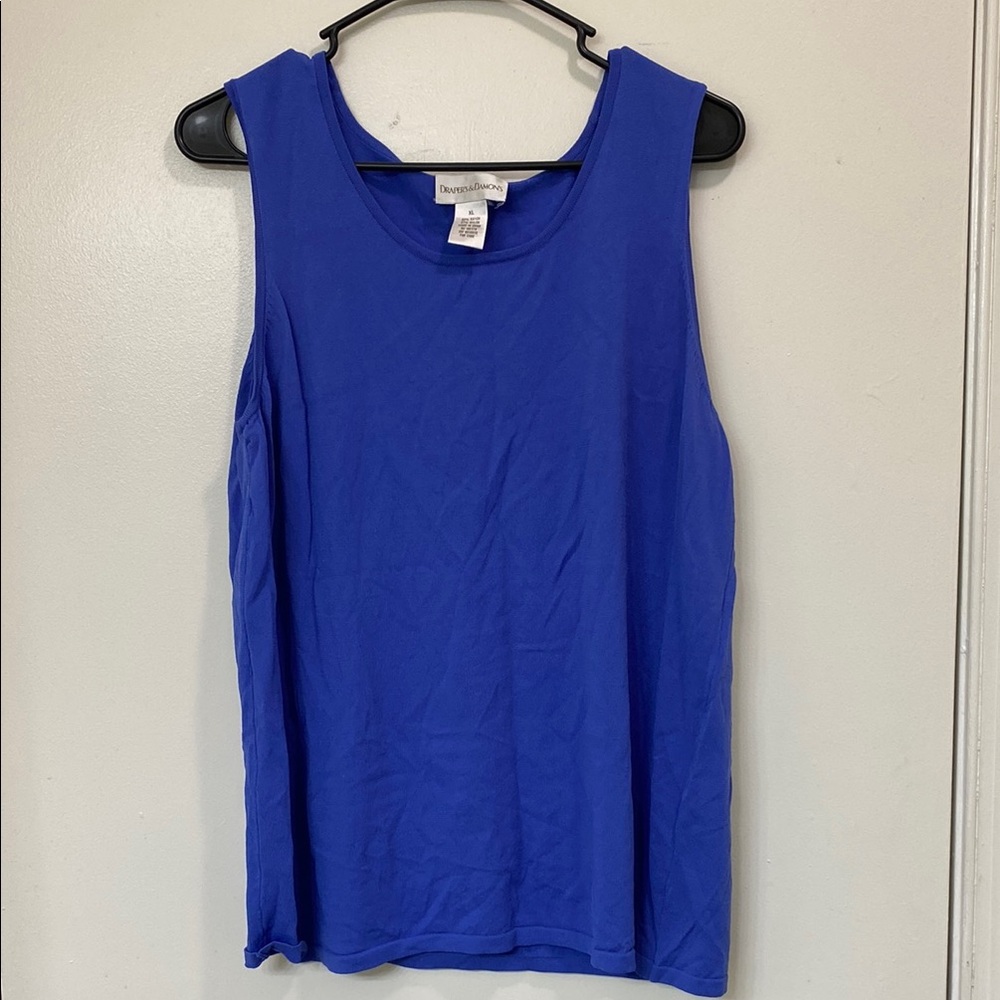 Elegant Blue Tank Top